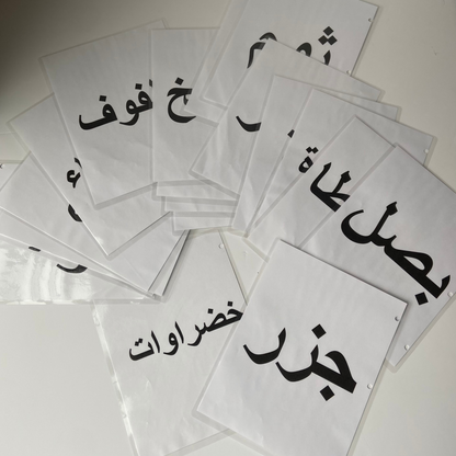 (Pre Order 5 weeks ) Arabic Flashcards