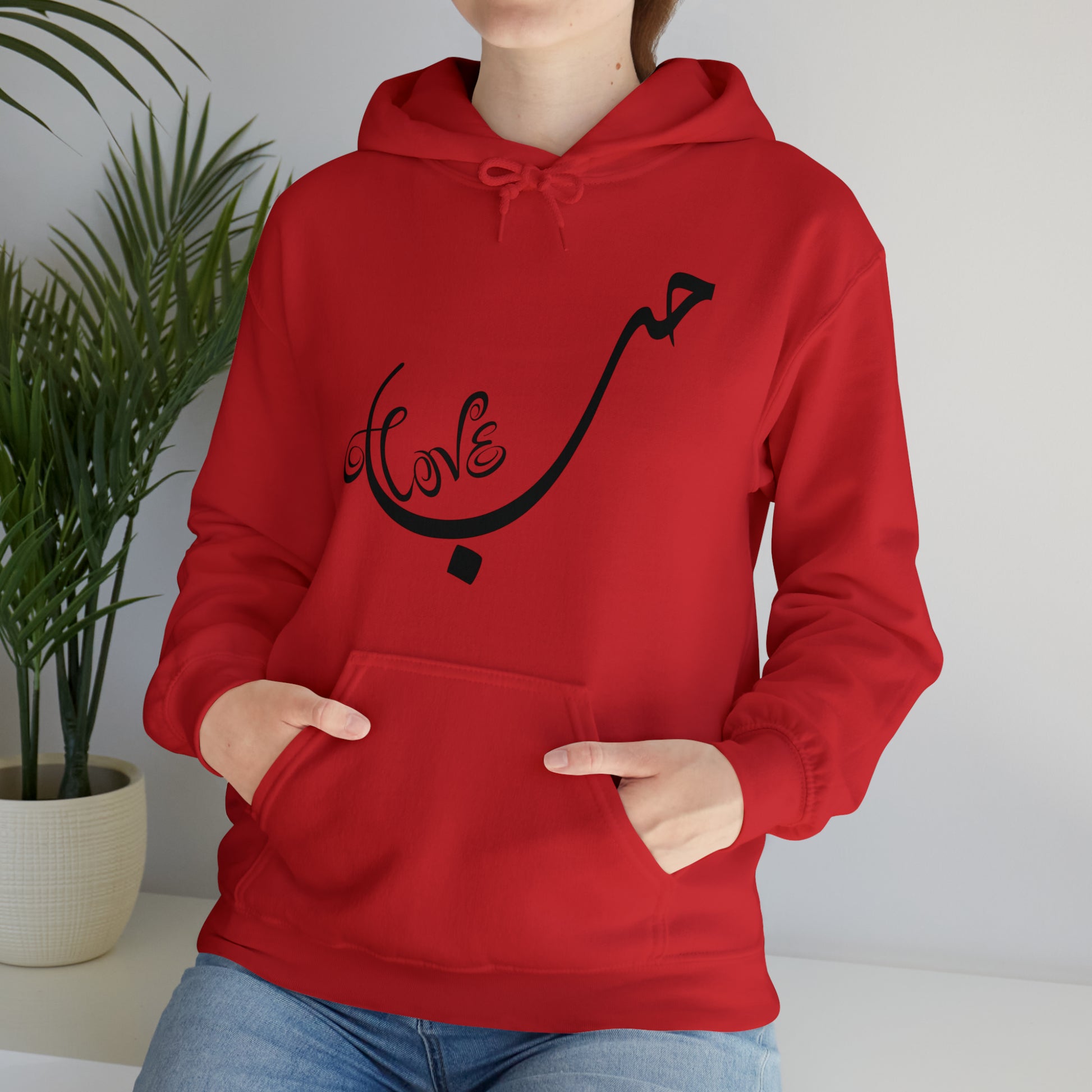 LOVE  Hooded Sweatshirt - luxuryblueprints -Hoodie