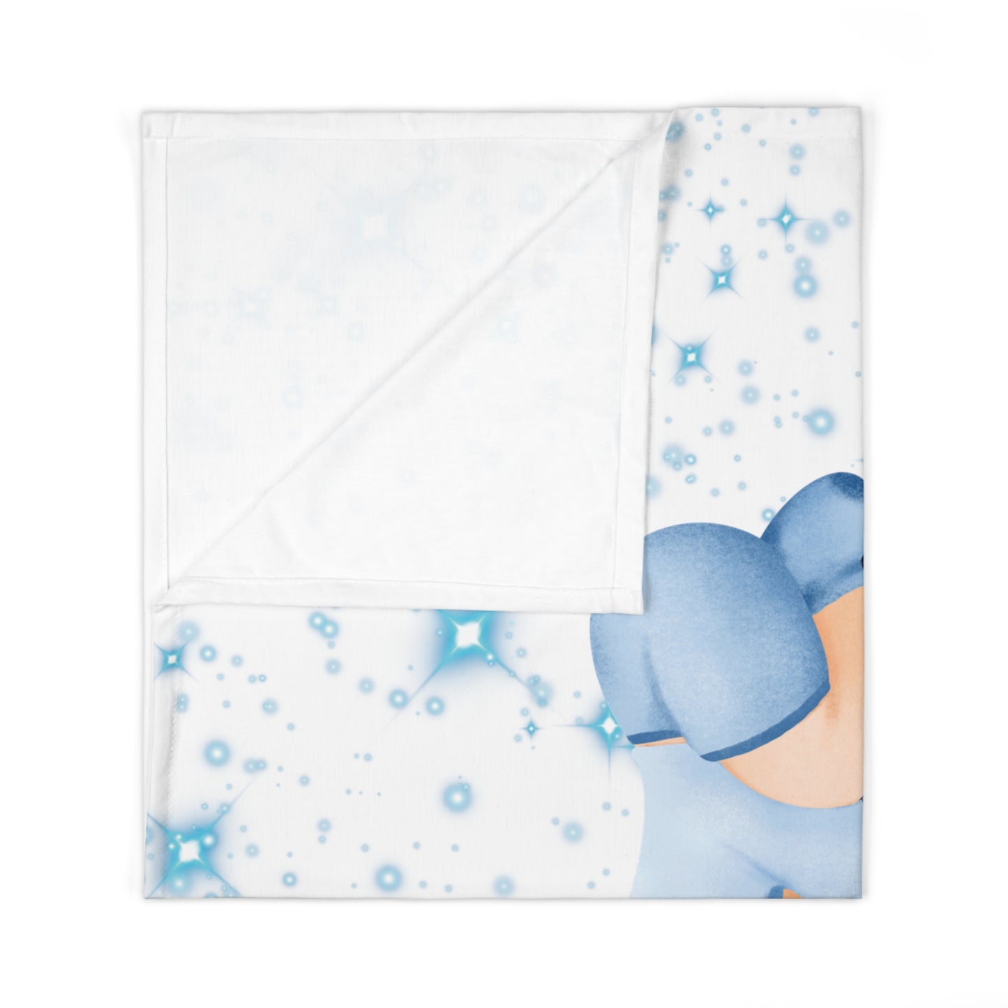 Custom Name Baby boy Swaddle Blanket