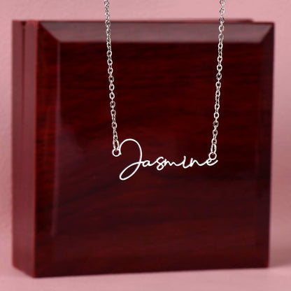 Personalized Signature Name Necklace - luxuryblueprints -Jewelry